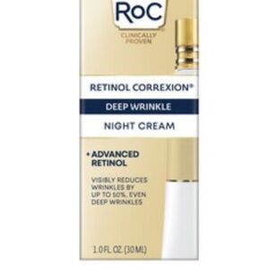 RoC Retinol Correxion Deep Wrinkle Anti-Aging Night Face Cream, 1 OZ